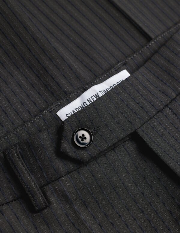 Essential Suit Pants Slim Asphalt Pinstripe - Image 7