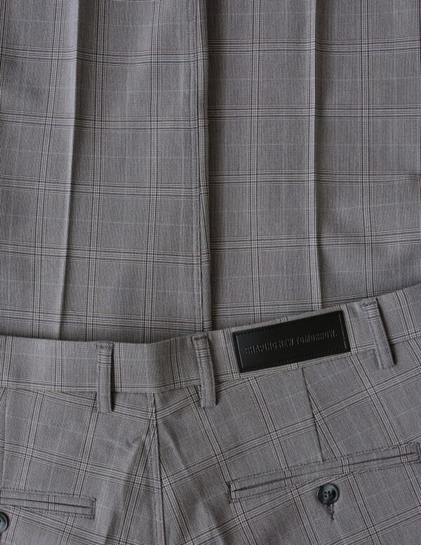 Essential Suit Checked Pants Slim Sterling Grey - Image 8