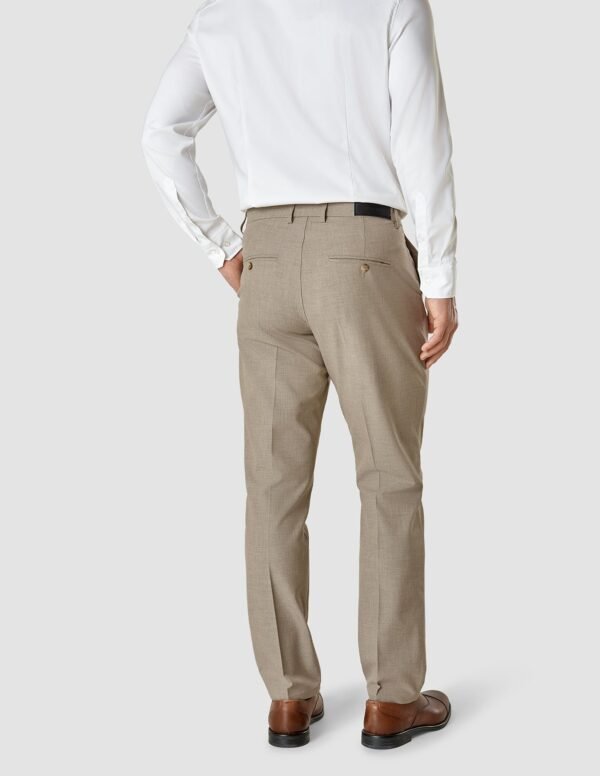 Essential Suit Pants Regular Beige Melange - Image 4