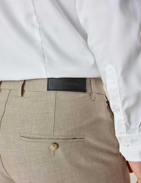 Essential Suit Pants Regular Beige Melange - Image 5