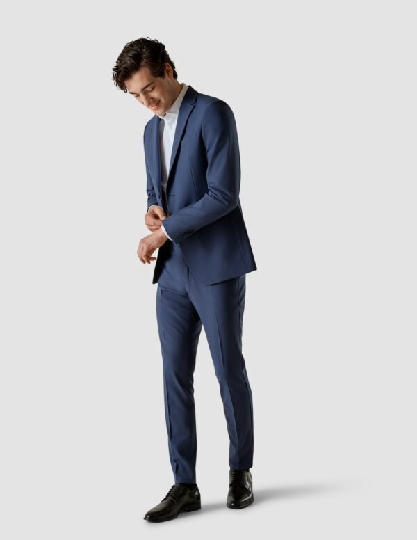 Essential Suit Pants Regular Marine Blue - Image 2