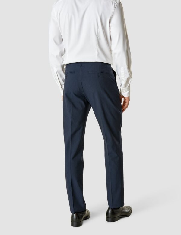 Essential Suit Pants Slim Navy Melange - Image 4