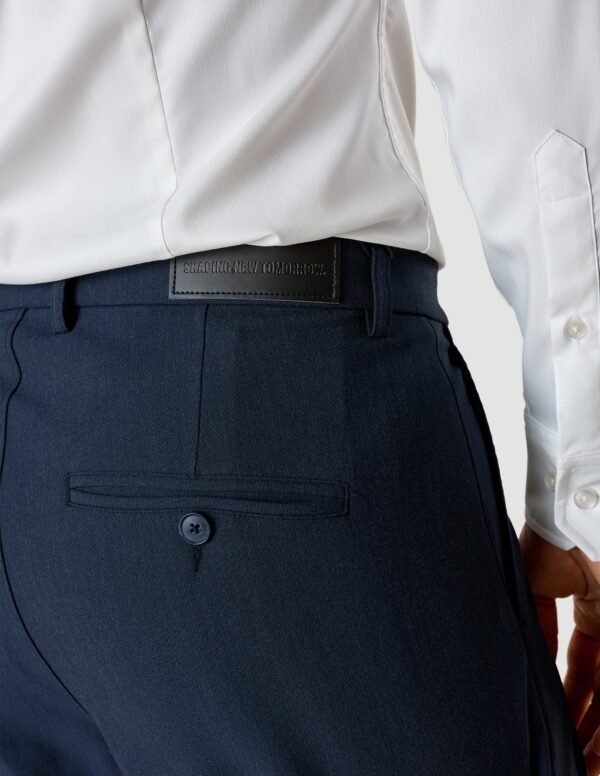 Essential Suit Pants Slim Navy Melange - Image 5