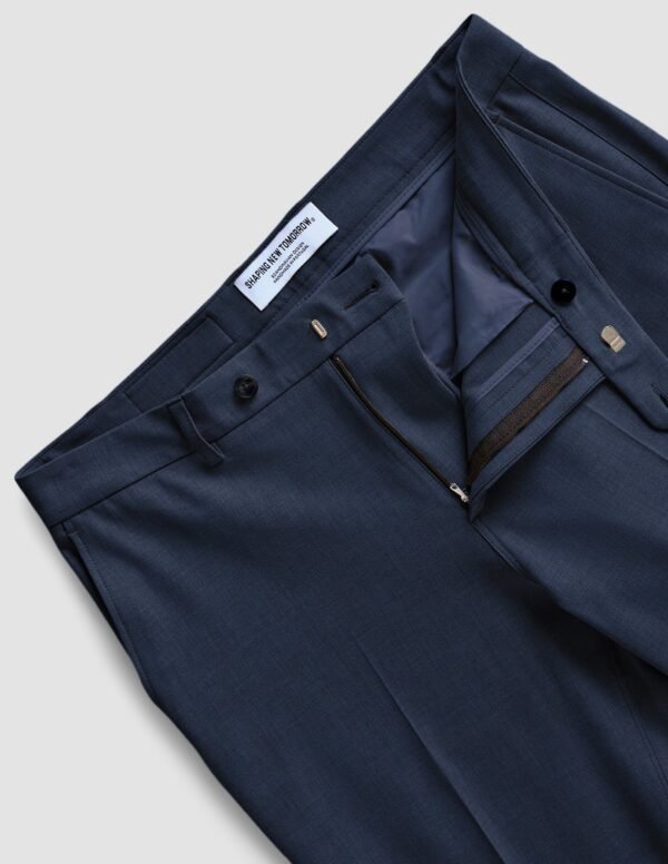 Essential Suit Pants Slim Navy Melange - Image 6