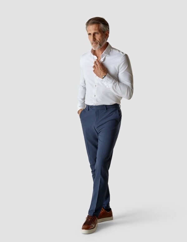 Essential Suit Pants Regular Royal Blue Check - Image 2