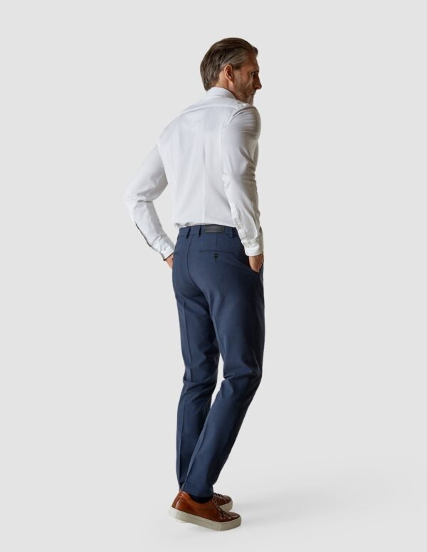 Essential Suit Pants Slim Royal Blue Check - Image 5