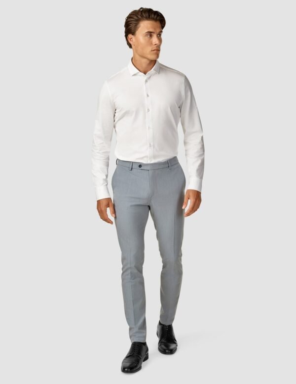 Essential Suit Pants Slim Light Blue Melange - Image 4