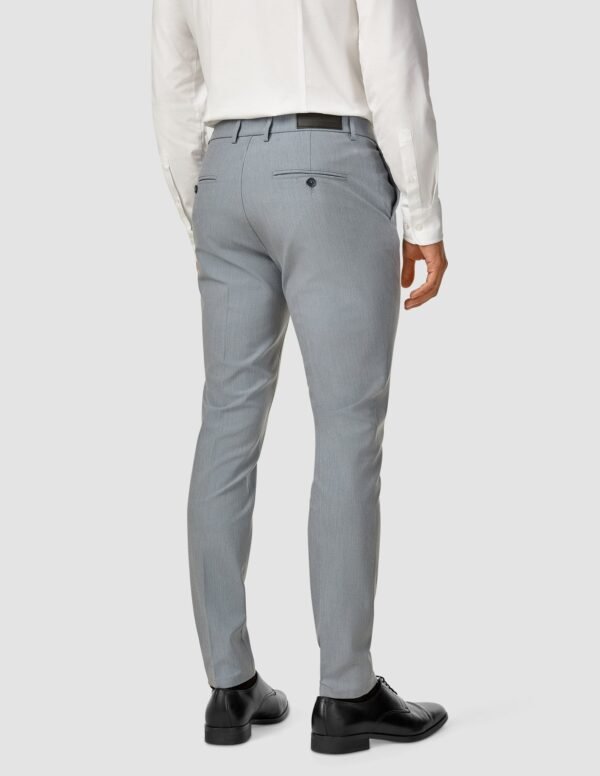 Essential Suit Pants Slim Light Blue Melange - Image 5