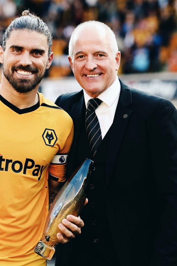 Wolverhampton Wanderers Legend Steve Bull In DANNY Black Suit